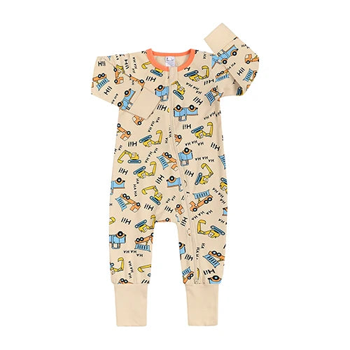 Zen Zip-Up - Bodysuit beige