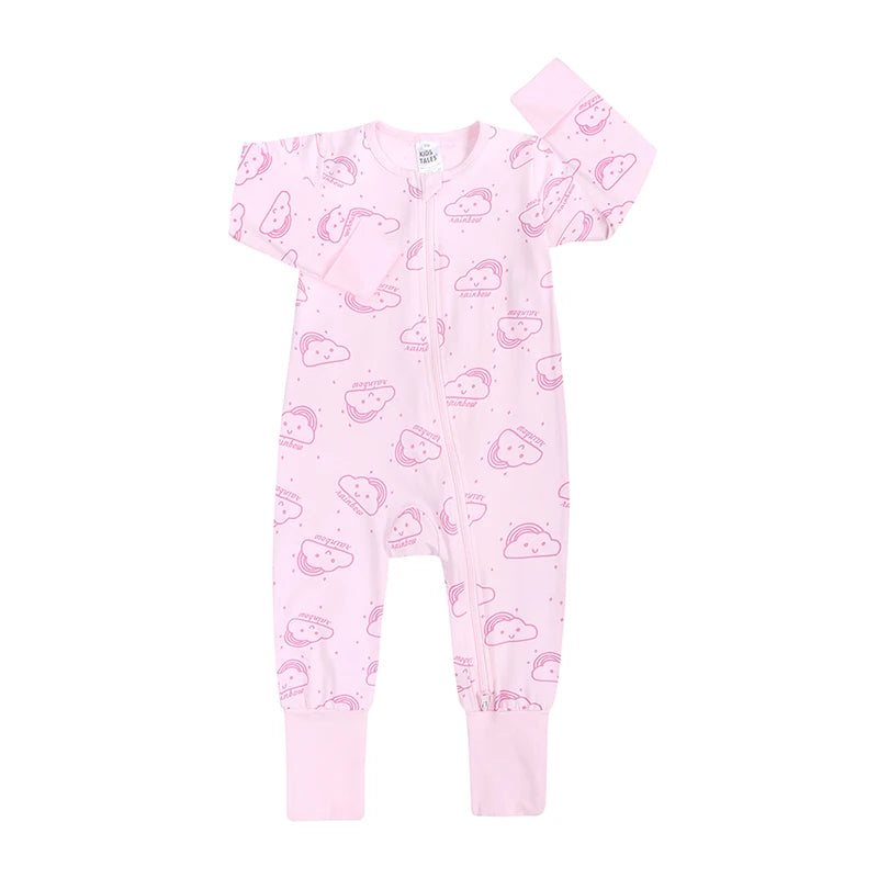 Zen Zip-Up - Bodysuit  Rosa (Moln)