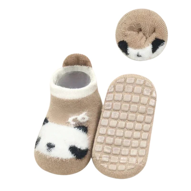 MjukSteg Strumpor -Sand panda