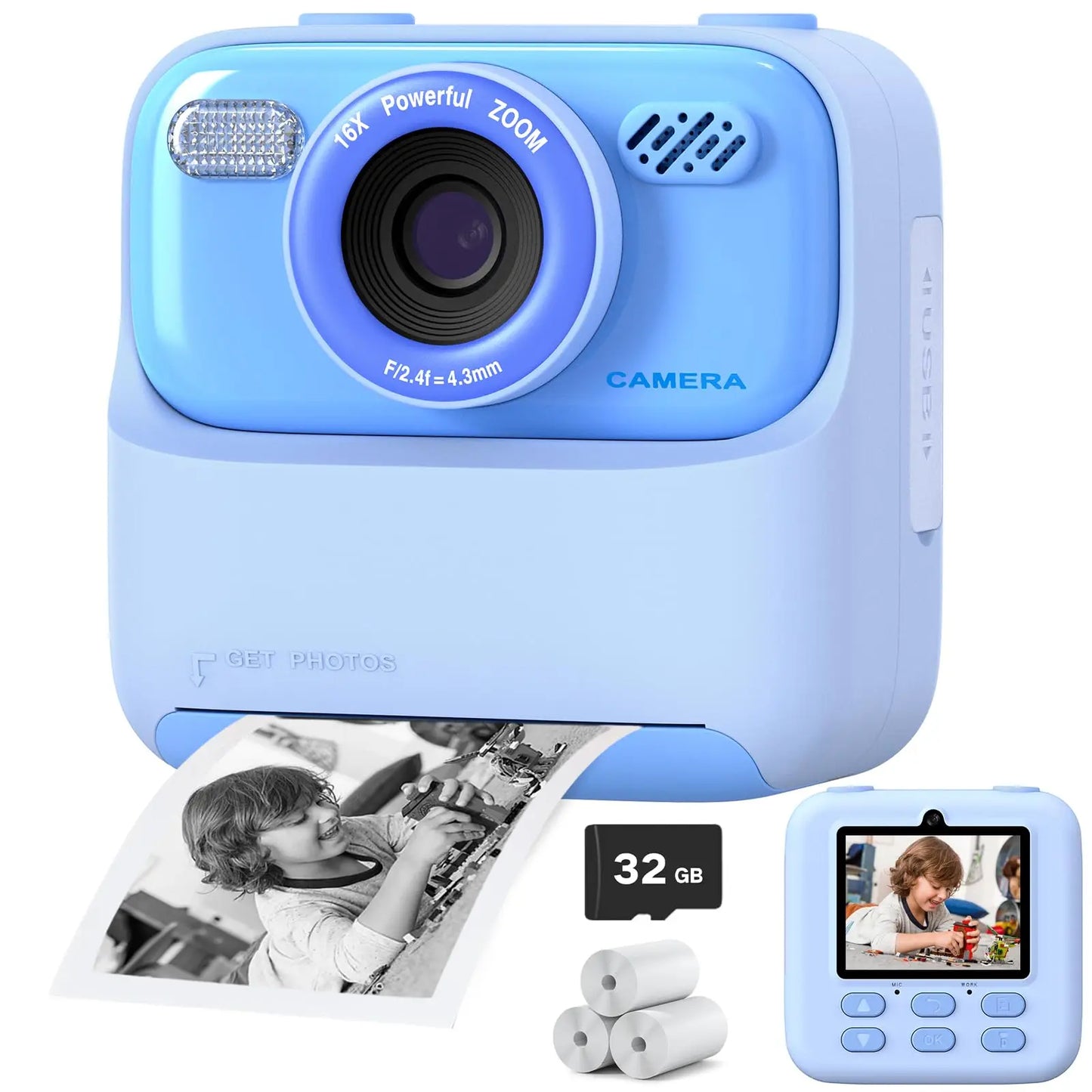 Pixipo mini kamera med 32GB