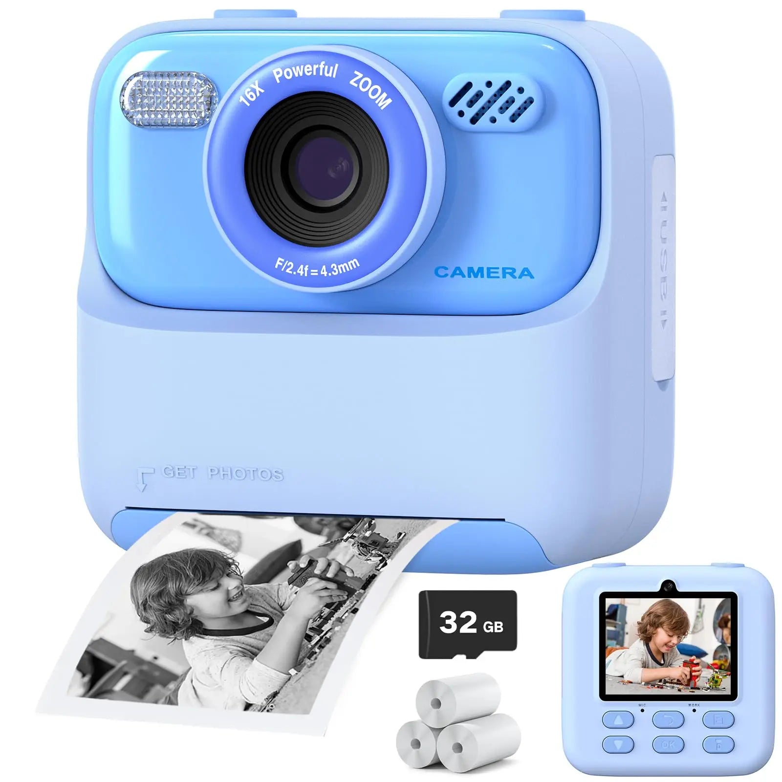 Pixipo mini kamera med 32GB