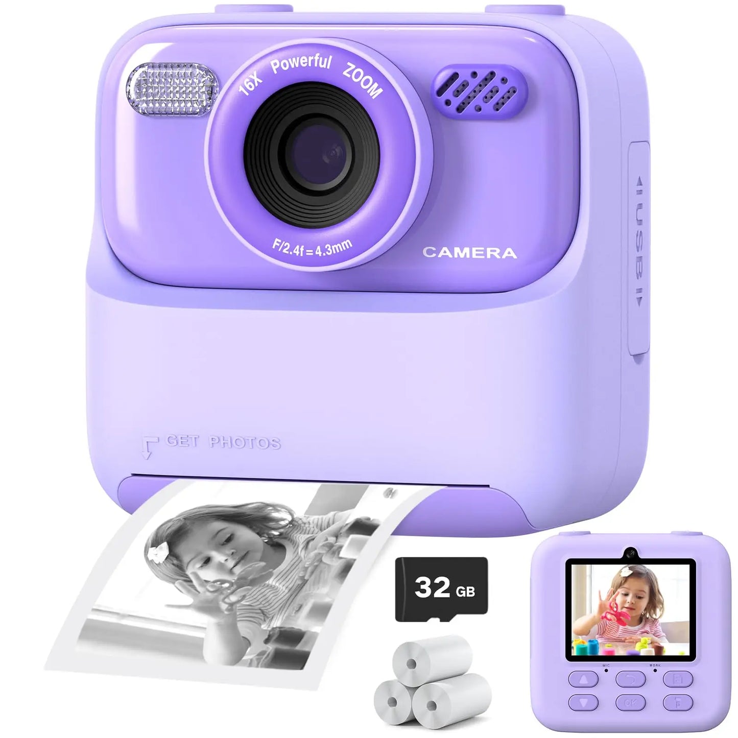 Pixipo mini kamera med 32GB