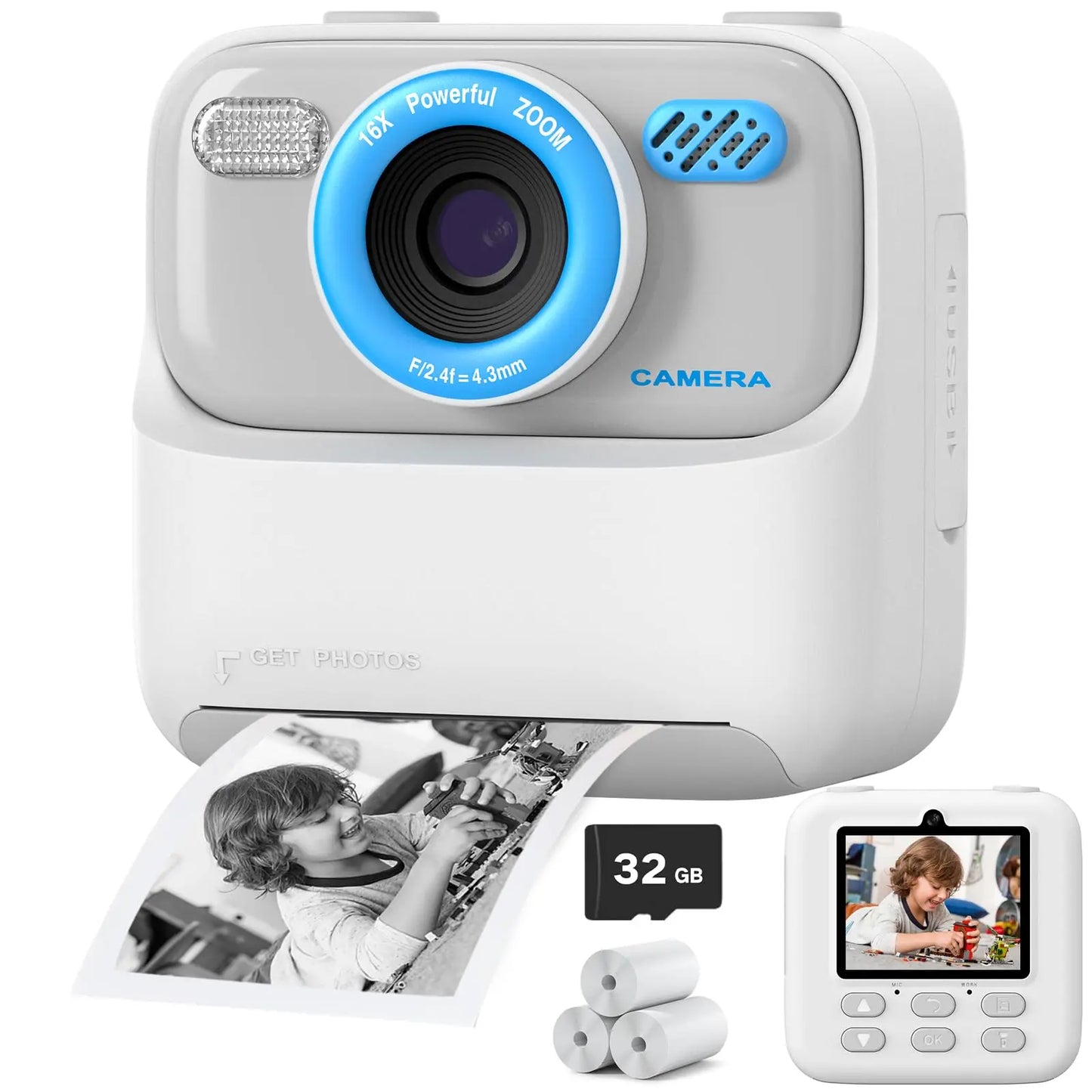 Pixipo mini kamera med 32GB