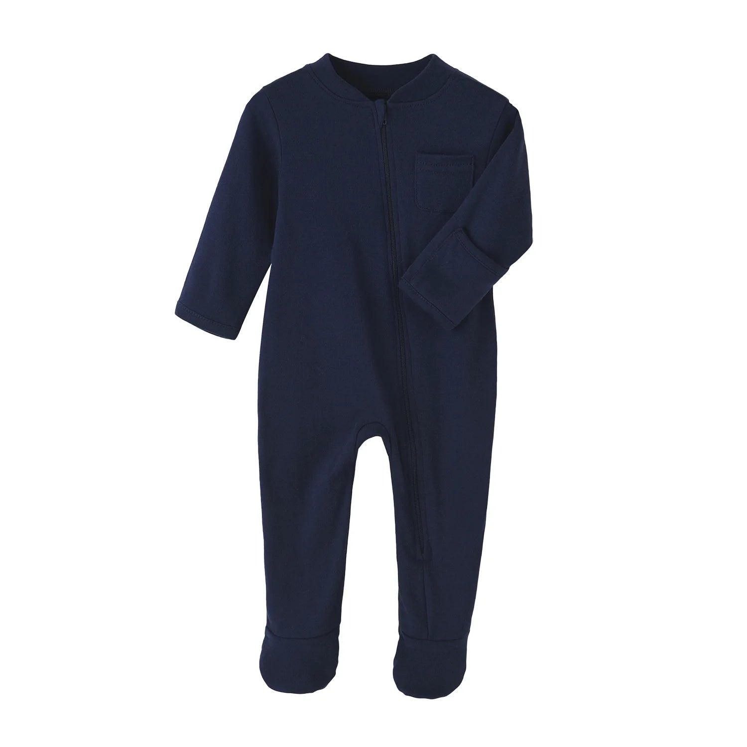 Mörblå Pyjamas- med långa ben