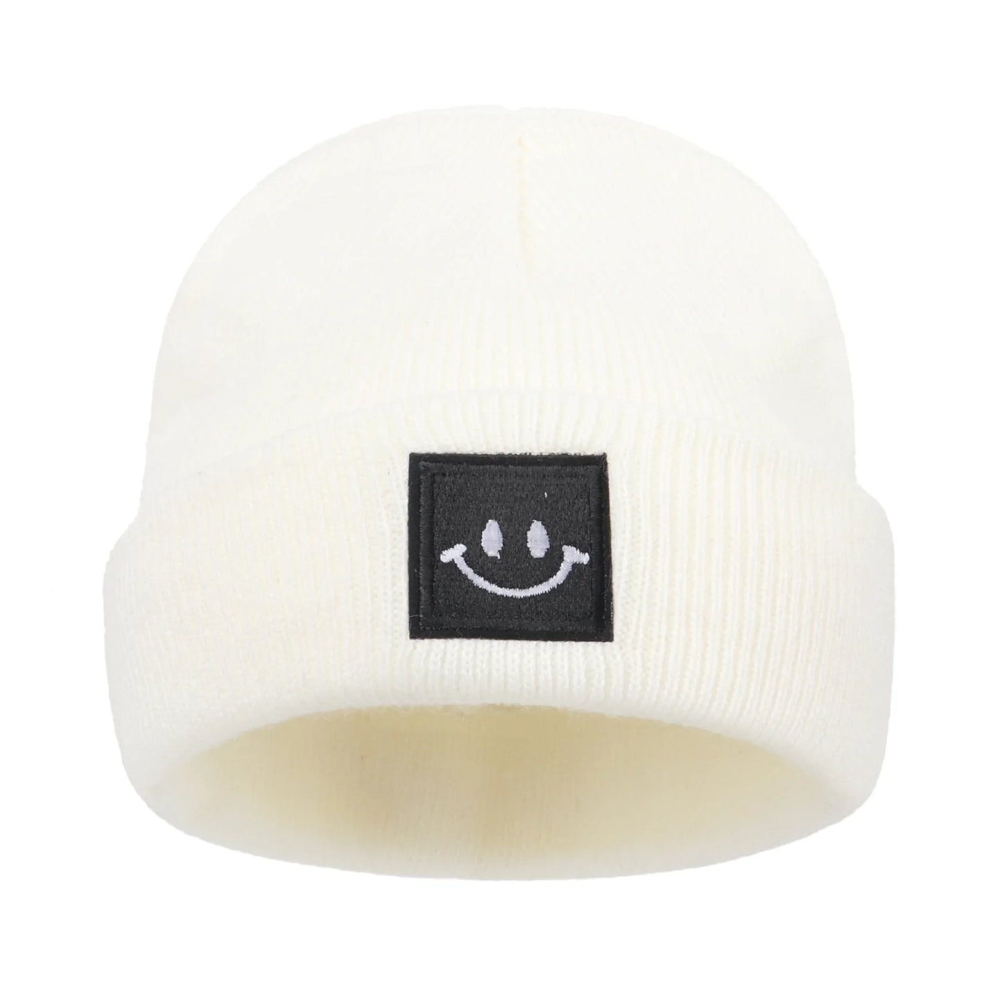Smiley Mössa - Vit