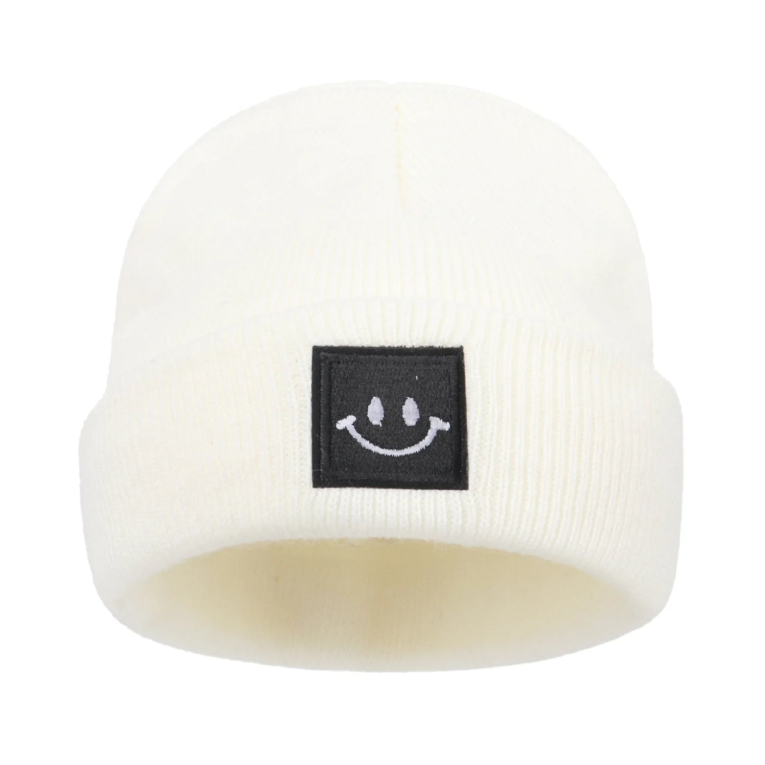 Smiley Mössa - Vit