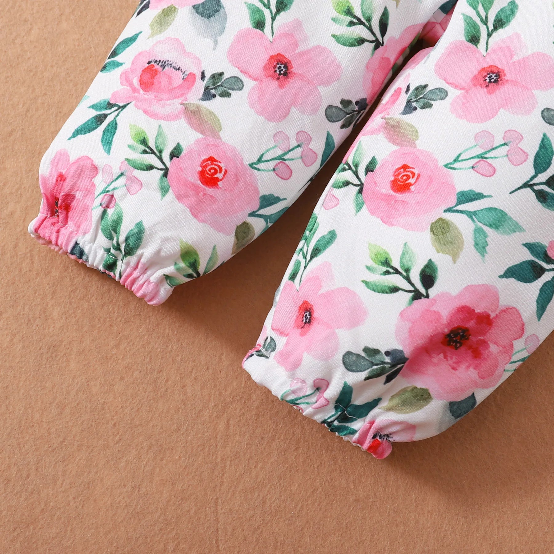 Blommigt Babyset med Body och Byxor