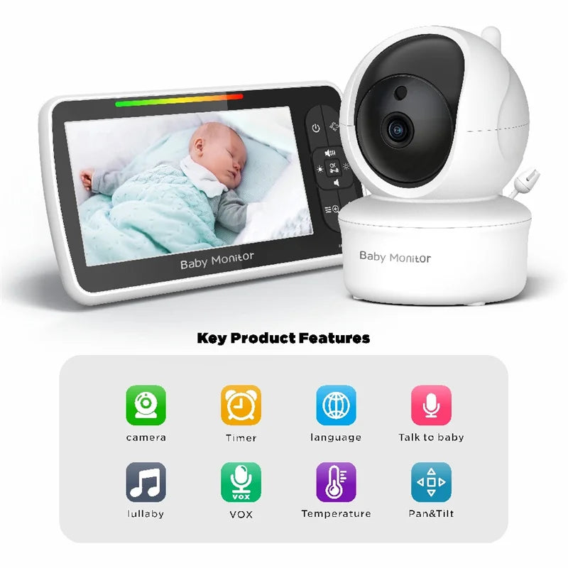 BABYSTAR SM650 Babyvakt med Kamera och LCD-skärm