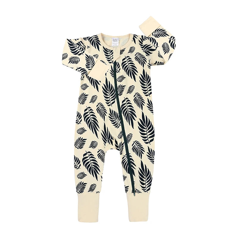 Zen Zip-Up - Bodysuit  Mönstrad