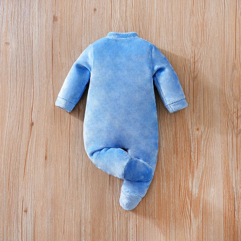 Blå babyoverall